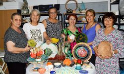 Antalya'da Sıcaktan Kaçıp Sanata Sığınıyorlar