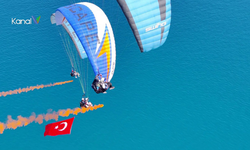 Kemer'de Ekstrem Spor Festivali: Tahtalı'dan Akrobasi Şov