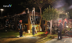 Konyaaltı’nda Sahil Restoranında Yangın: İşletme Kül Oldu