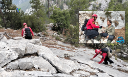 Likya Yolu’nda Kaybolan Yürüyüşçü Kurtarıldı