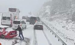 Alacabel'de Nisan Ayında Kar Sürprizi