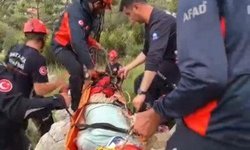 Dağa Tırmanırken Düşen Kişi Ekiplerce Kurtarıldı