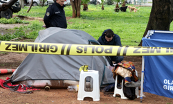Parktaki Çadırında Ölü Bulundu