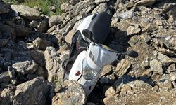 Kayalık Alanda Kaza Yapan Motosiklet Sürücüsü Öldü