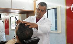 Alanya Belediyesi mobil kuaför aracı hizmete başladı