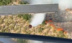 Demre'de orman yangını başladı