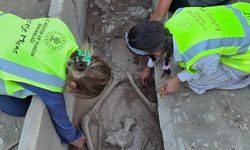 Aspendos'ta 2 bin 400 yıllık güreşçi mezarı keşfedildi