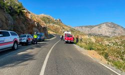 Alanya'da motosiklet uçuruma yuvarlandı: 1 ölü, 1 yaralı