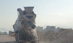 Kepez'de çevreyi kirleten beton mikserine 200 bin TL ceza