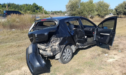 Manavgat'ta feci kaza kamerada: 1 yaralı