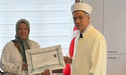 Alman vatandaşı Manavgat’ta Müslüman oldu