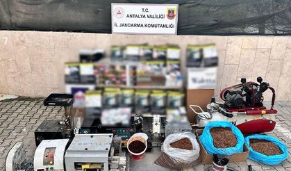 Korkuteli'nde jandarma baskını