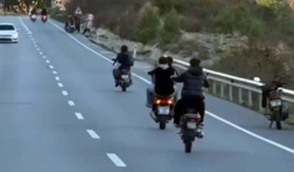 Trafiği Tehlikeye Düşüren Ehliyetsiz Motosikletlilere Ceza
