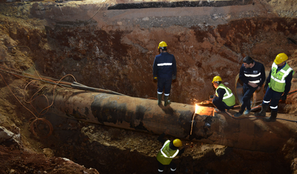 ASAT'tan Duraliler 1 Ana İsale Hattı'nda Yoğun Mesai