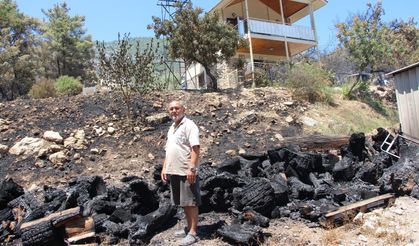 Emekli itfaiyeci tecrübesiyle alevlere geçit vermedi