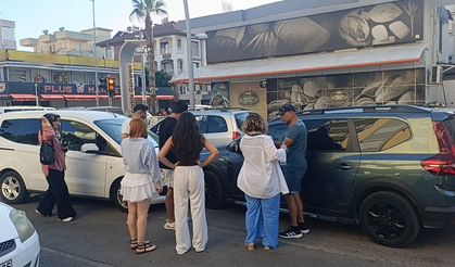 Manavgat'ta zincirleme kaza