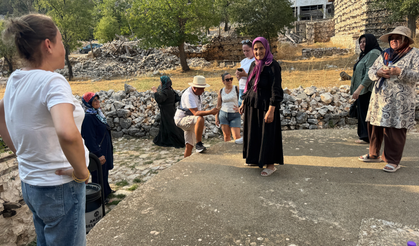 Betonsuz köy turistlerin gözdesi oldu