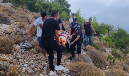 Doğa yürüyüşünde yaralanan Hollandalı turist kurtarıldı
