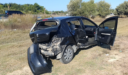 Manavgat'ta feci kaza kamerada: 1 yaralı