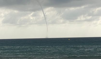 Alanya'da peş peşe üç hortum görüntülendi
