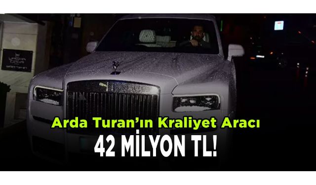 Arda Turan, 2.1 milyon Euro'ya (yaklaşık 42 milyon lira) satın aldığı aracıyla önceki akşam ilk kez Bebek'te seyir halinde görüntülendi.