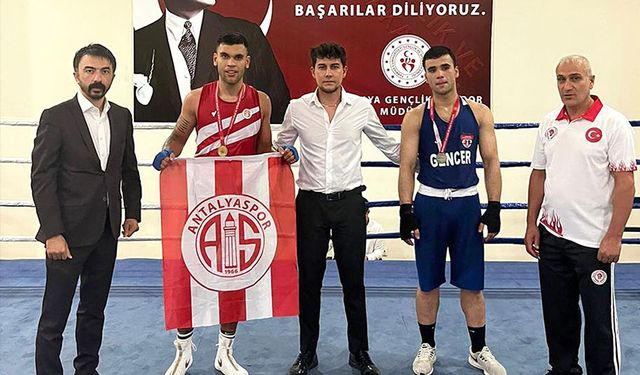 Antalyasporlu boksör Muhammet Ali şampiyon oldu