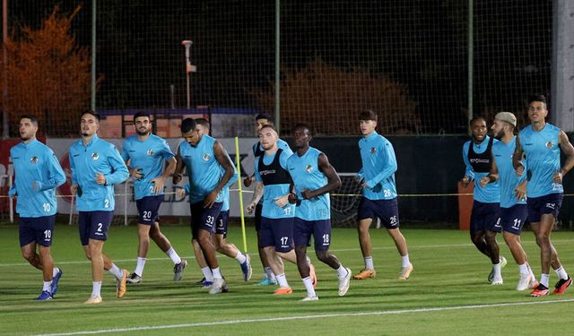 Alanyaspor, Galatasaray maçının hazırlıklarına başladı