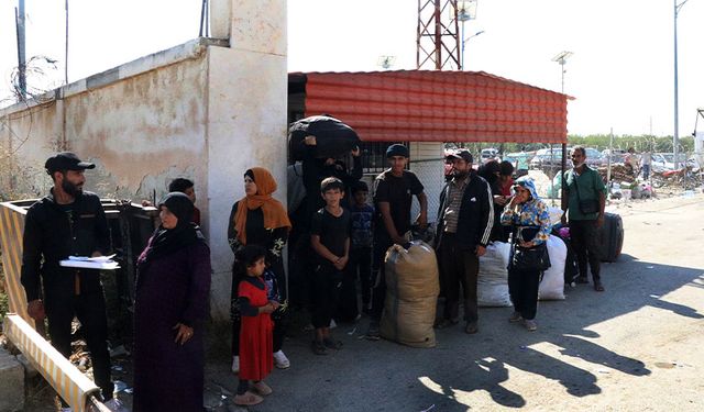 Lübnan’dan Suriye'ye göç edenlerin sayısı 100 bine ulaştı