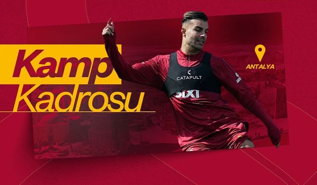 Galatasaray'ın, Antalyaspor maçı kamp kadrosu belli oldu