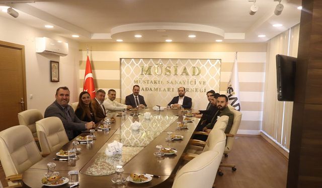 Antalya İl Emniyet Müdürü İlker Arslan, MÜSİAD'ı ziyaret etti