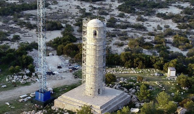 Patara Deniz Feneri'nin restorasyonu tamamlandı