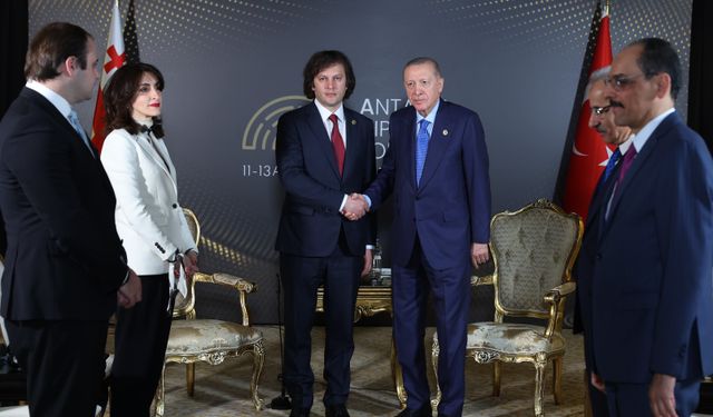 Erdoğan, Kobakhidze ile görüştü