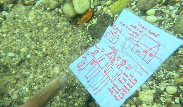 Deniz dibindeki Hıdırellez dilekleri şaşırttı