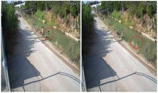 Boğulan çocuğun olay anının görüntüleri ortaya çıktı