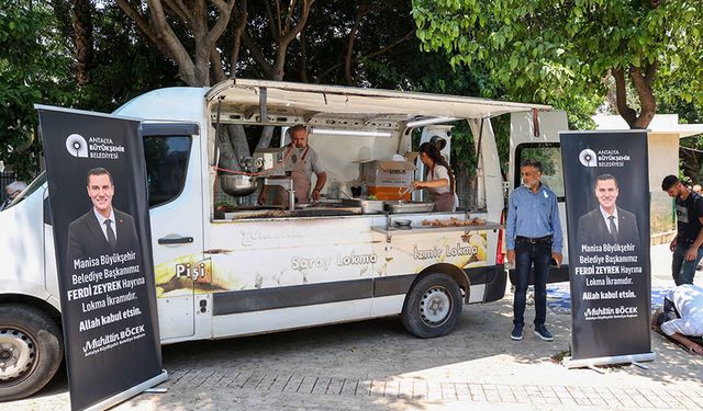 Büyükşehir'den Ferdi Zeyrek için lokma dağıtımı