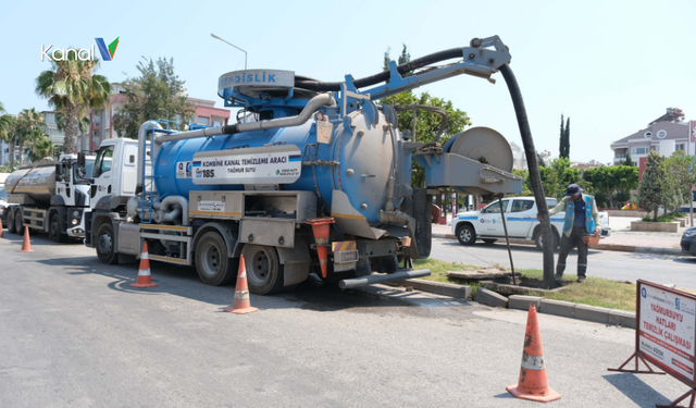 150 Kilometrelik Yağmursuyu Hattında Kapsamlı Temizlik Çalışması