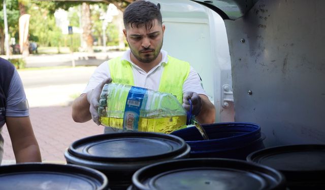 Konyaaltı Belediyesi Bitkisel Atık Yağları Geri Dönüştürüyor