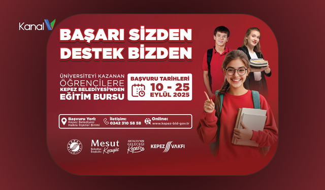 Kepez Belediyesi'nden Üniversite Öğrencilerine Burs Desteği