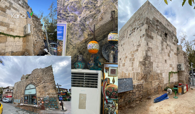 Kaleiçi’nde Tarihi Balıkpazarı Burcu’na Klima Tepkisi