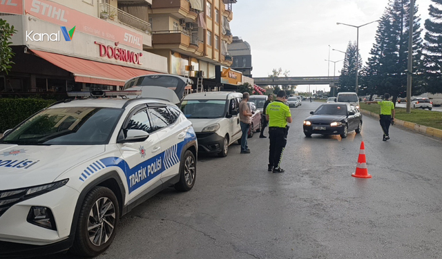 Manavgat’ta Ehliyetsiz Yabancı Sürücüye 38 bin 347 TL Ceza