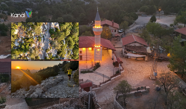 Akseki–Sarıhacılar Kervan Yolu Havadan Görüntülendi