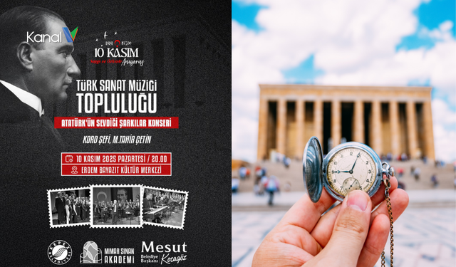 Kepez’de 10 Kasım: Anma Gecesi & Sunay Akın