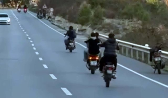 Trafiği Tehlikeye Düşüren Ehliyetsiz Motosikletlilere Ceza