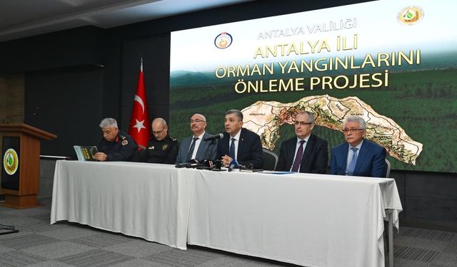 Antalya’dan Orman Yangınlarına Karşı Yeni Model: Riskli Alan ve Döneme Özel "Acil Kod" Sistemi