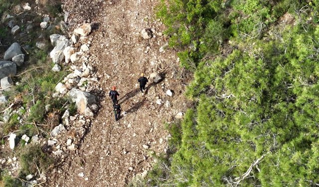 Dağda Kaybolan Kişi Dronla Bulundu