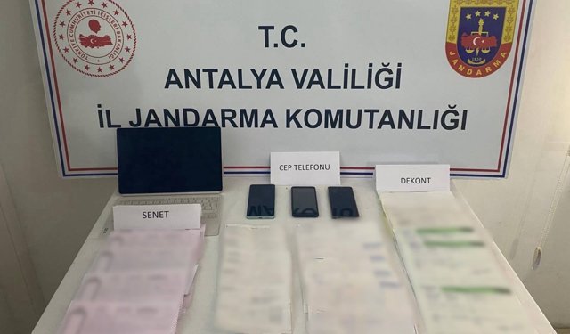 Kaş'ta Tefecilik Operasyonu: 4 Şüpheliye Adli İşlem