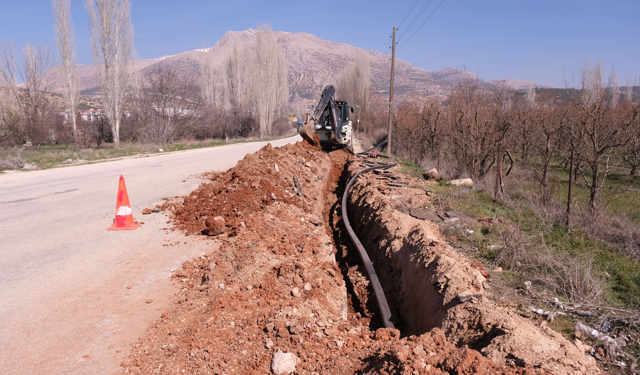 ASAT'tan Elmalı'da Asfalt Öncesi Altyapı Yatırımı