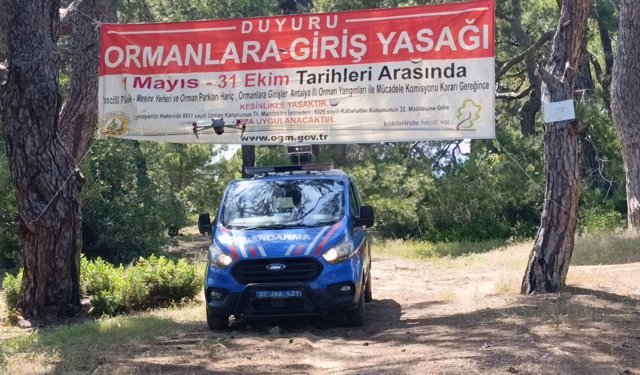 Antalya’da Ormanlara Giriş Yasaklandı