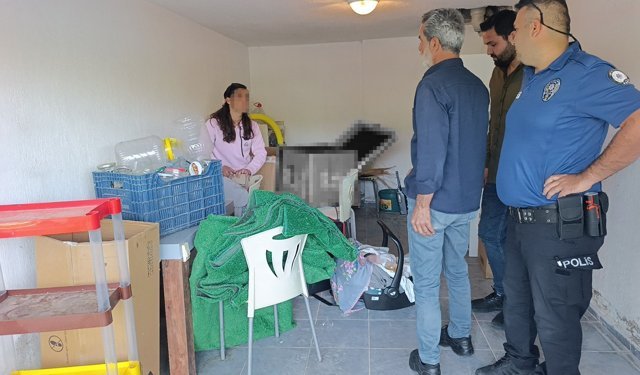 Hırsızlık İhbarına Giden Polis, Garajda Anne ve Bebeği Buldu