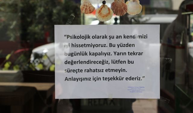 ‘Psikolojim Bozuk’ Yazısıyla Dükkânı Açmadı